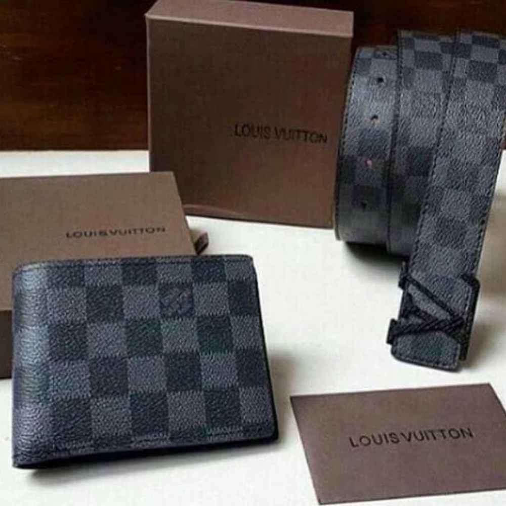 I sell perfect imitations of belts and wallets lv